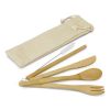 117633 TRENDS Bamboo Cutlery Set