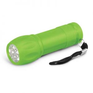 The TRENDS Navigator Torch is a compact torch with 9 LEDS and woven strap.  6 colours.  Pad Printed.  Great branded torch and travel accessories. 