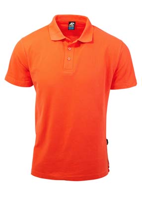 1312382 Aussie Pacific Mens Hunter polo - Orange The Aussie Pacific Mens Hunter Polo is a 210gsm, driwear polo. S - 7XL. 17 colours. Ladies & Kids too. Great branded poly/cotton polos from Aussie Pacific.