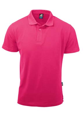 The Aussie Pacific Mens Hunter Polo is a 210gsm, driwear polo. S - 7XL. 17 colours. Ladies & Kids too. Great branded poly/cotton polos from Aussie Pacific.