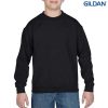 18000B Gildan Youth Crew Neck Sweatshirt – Black