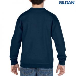 The Gildan Youth Crew Neck Sweatshirt is a 50% cotton/50% polyester crew sweat.  8 colours.  S - XL.  Great branded crew sweatshirts from Gildan.
