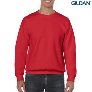 The Gildan Adult Crew Neck Sweatshirt is a 50% cotton/50% polyester crew sweat. 9 colours. S - 5XL. Great branded crew sweatshirts from Gildan.
