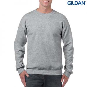 The Gildan Adult Crew Neck Sweatshirt is a 50% cotton/50% polyester crew sweat. 9 colours. S - 5XL. Great branded crew sweatshirts from Gildan.