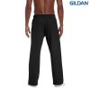 18400 Gildan Adult Open Bottom Sweatpants – Black