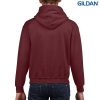 18500B Gildan Youth Hooded Sweatshirt – Maroon