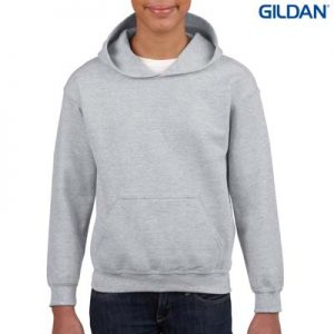 The Gildan Youth Hooded Sweatshirt is a 50% cotton, 279gsm sweatshirt. 8 colours. XS - XL. Great branded cost effective hoodies for all occasions.