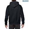 18500 Gildan Adult Hooded Sweatshirt – Black