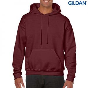The Gildan Adult Hooded Sweatshirt is a 50% cotton, 279gsm sweatshirt. 15 colours. S - 5XL. Great branded cost effective hoodies for all occasions.