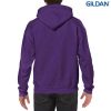 18500 Gildan Adult Hooded Sweatshirt – Purple