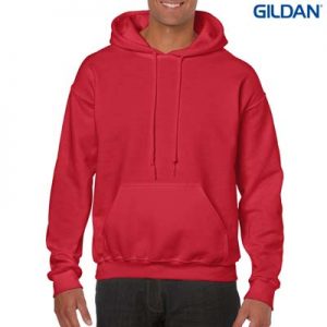 The Gildan Adult Hooded Sweatshirt is a 50% cotton, 279gsm sweatshirt. 15 colours. S - 5XL. Great branded cost effective hoodies for all occasions.