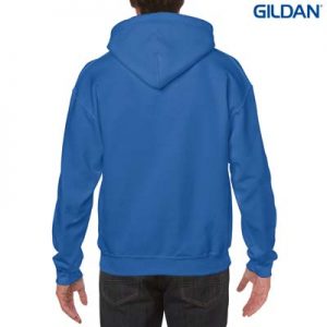 The Gildan Adult Hooded Sweatshirt is a 50% cotton, 279gsm sweatshirt. 15 colours. S - 5XL. Great branded cost effective hoodies for all occasions.
