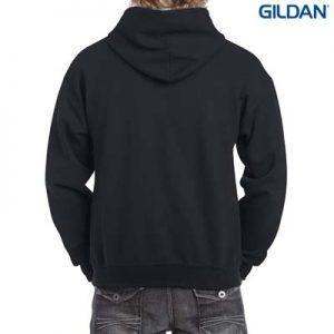 The Gildan Adult Contrast Hooded Sweatshirt is a 50% cotton contrast jersey lined hooded hoodie. 6 colours. S - 3XL. Great branded contrast hoodies.