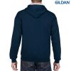 185C00 Gildan Adult Contrast Hooded Sweatshirt – Navy/Sport Grey