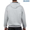 185C00 Gildan Adult Contrast Hooded Sweatshirt – Sport Grey/Black