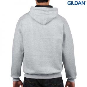 The Gildan Adult Contrast Hooded Sweatshirt is a 50% cotton contrast jersey lined hooded hoodie. 6 colours. S - 3XL. Great branded contrast hoodies.