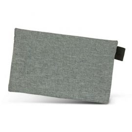 The TRENDS Dexter Tech Pouch is a handy pouch for storing a phone or power bank.  Grey.  Branded pouches from TRENDS to keep your technology safe.