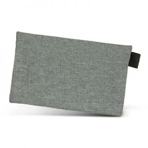 The TRENDS Dexter Tech Pouch is a handy pouch for storing a phone or power bank.  Grey.  Branded pouches from TRENDS to keep your technology safe.