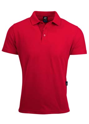 Aussie Pacific Ladies Hunter Polo - Red The Aussie Pacific Ladies Hunter Polo is a 210gsm, driwear polo. 6 - 26. 17 colours. Ladies & Kids too. Great branded poly/cotton polos from Aussie Pacific.
