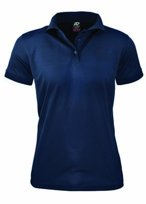 The Aussie Pacific Ladies Lachlan Polo is a 160gsm polyester, driwear polo shirt.  9 colours.  6 - 26.  Great branded polo shirts from Aussie Pacific.