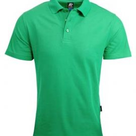 The Aussie Pacific Kids Hunter Polo is a 210gsm, driwear polo.  4 - 16.  17 colours.  Ladies & Mens too.  Great branded poly/cotton polos from Aussie Pacific.
