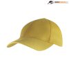 H6009_ Headwear Adult 6 Panel Brushed Cotton Cap – Yellow