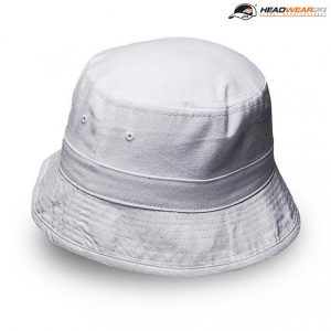 The Headwear24 Bucket Hat is a 185gsm brushed cotton twill bucket hat. 4 sizes. 9 colours. Great branded or unbranded bucket hats for all ages.