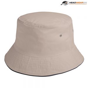 The Headwear24 Sandwich Bucket Hat is a 185gsm brushed cotton twill bucket hat.  4 sizes.  10 colours.  Great branded or unbranded bucket hats for all ages.