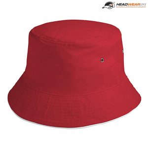 The Headwear24 Sandwich Bucket Hat is a 185gsm brushed cotton twill bucket hat.  4 sizes.  10 colours.  Great branded or unbranded bucket hats for all ages.