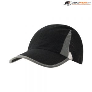 The Headwear24 Performer Microfibre Cap is a microfibre/polymesh cap.  OSFA.  6 colour options.  Great branded performance caps.