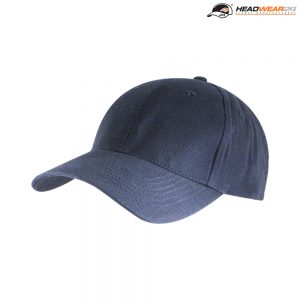 The Headwear24 6 Panel Brushed Cotton Cap is a 270gsm heavy brushed cotton cap.  10 colours.  OSFA.  Great branded brushed cotton caps.