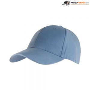 The Headwear24 6 Panel Brushed Cotton Cap is a 270gsm heavy brushed cotton cap.  10 colours.  OSFA.  Great branded brushed cotton caps.
