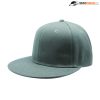 HS12607 Headwear24 Original Snapback Flat Peak Cap – Heather Grey