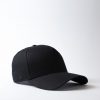 HU15518 UFLEX 5 Panel Curved Peak Snapback – Black