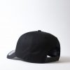 HU15518 UFLEX 5 Panel Curved Peak Snapback – Black