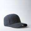 HU15518 UFLEX 5 Panel Curved Peak Snapback – Charcoal Melange