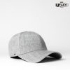 HU15603 UFLEX Adult Pro Style Fitted Curved Peak Cap – Grey Melange