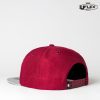 HU15607 UFLEX Fashion 6 Flat Peak Snapback – Burgundy/Grey
