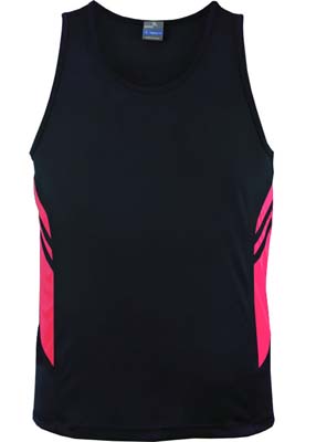 The Aussie Pacific Mens Tasman Singlet is a 150gsm, driwear 100% polyester singlet. 32 colours. S - 5XL. Great branded singlets from Aussie Pacific.