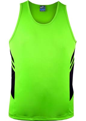 The Aussie Pacific Mens Tasman Singlet is a 150gsm, driwear 100% polyester singlet. 32 colours. S - 5XL. Great branded singlets from Aussie Pacific.