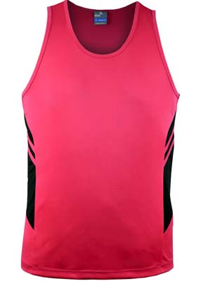 The Aussie Pacific Mens Tasman Singlet is a 150gsm, driwear 100% polyester singlet. 32 colours. S - 5XL. Great branded singlets from Aussie Pacific.