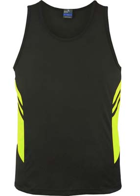 The Aussie Pacific Mens Tasman Singlet is a 150gsm, driwear 100% polyester singlet. 32 colours. S - 5XL. Great branded singlets from Aussie Pacific.