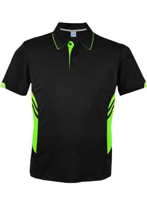 The Aussie Pacific Mens Tasman Polo is a 150gsm, driwear polyester polo shirt.  Ladies and Kids available.  32 colours.  Great branded polos from Aussie Pacific.