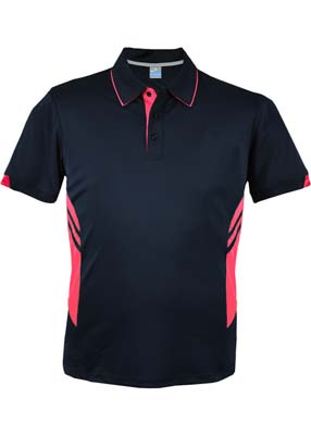 The Aussie Pacific Mens Tasman Polo is a 150gsm, driwear polyester polo shirt.  Ladies and Kids available.  32 colours.  Great branded polos from Aussie Pacific.