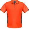 Aussie Pacific Mens Tasman Polo – Neon Orange./Slate
