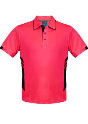 The Aussie Pacific Mens Tasman Polo is a 150gsm, driwear polyester polo shirt.  Ladies and Kids available.  32 colours.  Great branded polos from Aussie Pacific.