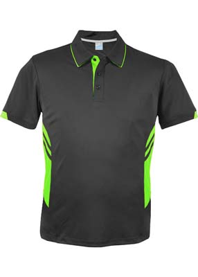 The Aussie Pacific Mens Tasman Polo is a 150gsm, driwear polyester polo shirt.  Ladies and Kids available.  32 colours.  Great branded polos from Aussie Pacific.