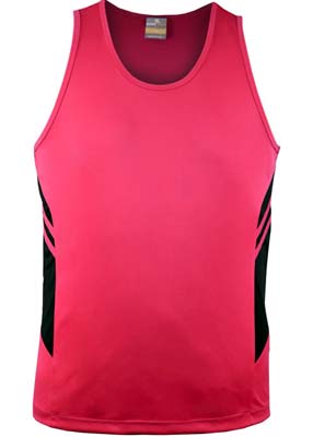 The Aussie Pacific Kids Tasman Singlet is a 150gsm, driwear 100% polyester singlet.  32 colours.  4 - 16.  Great branded singlets from Aussie Pacific.
