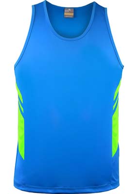 The Aussie Pacific Kids Tasman Singlet is a 150gsm, driwear 100% polyester singlet.  32 colours.  4 - 16.  Great branded singlets from Aussie Pacific.