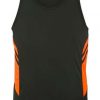 N311196383 Aussie Pacific Kids Tasman Singlet – Slate/Neon Orange